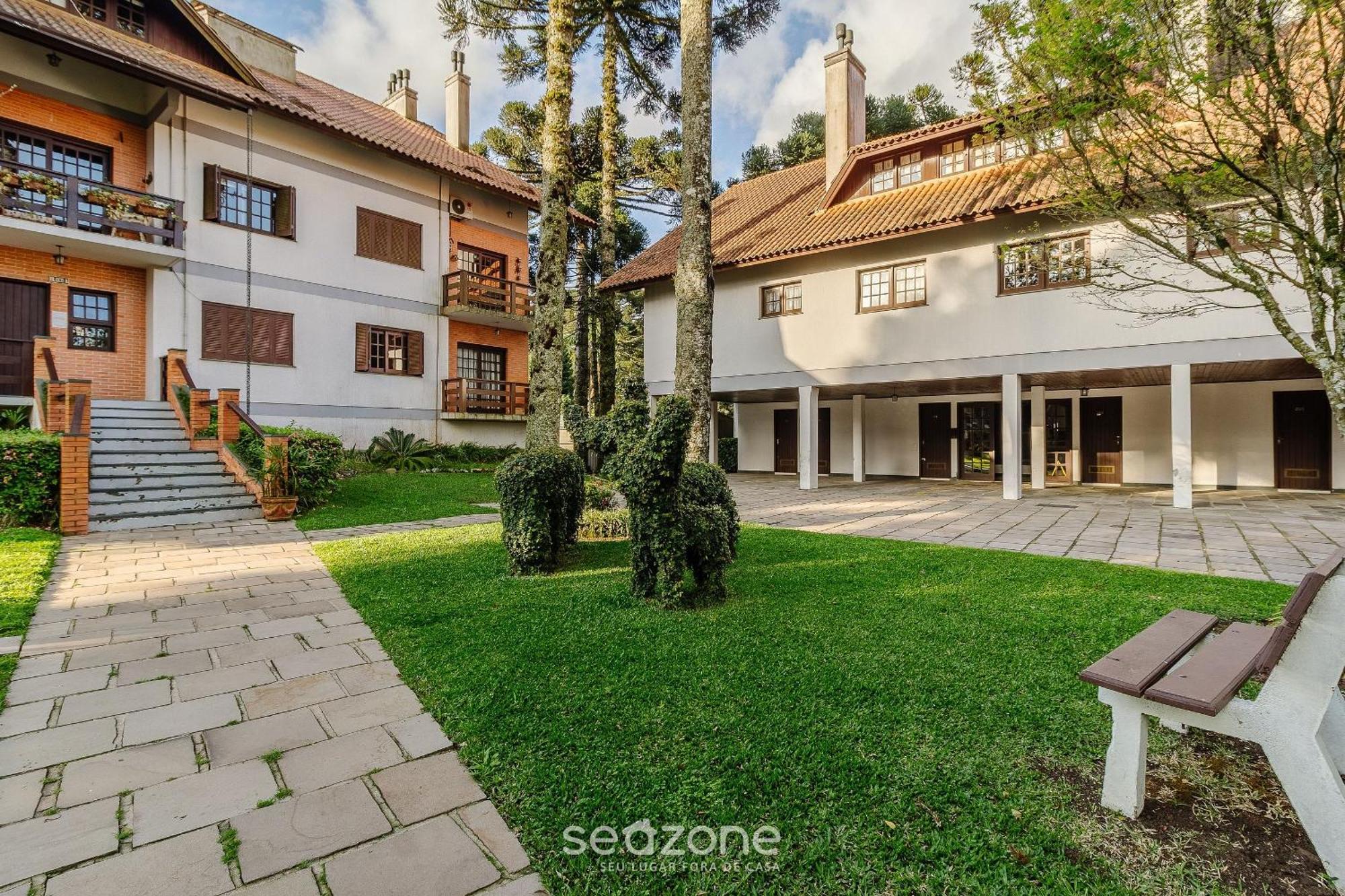Apto Duplex C/ Lareira 100M Do Lago Negro Rln204 Gramado Dış mekan fotoğraf